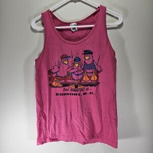 Vintage pink Muscle Tank top Small